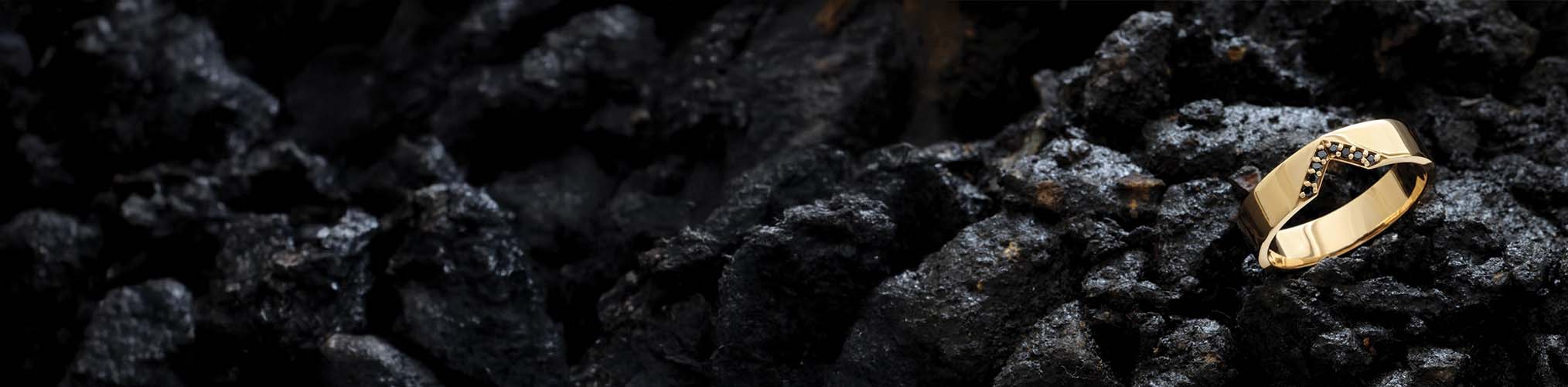 Bagues Homme Diamant Noir - Mayuri Paris