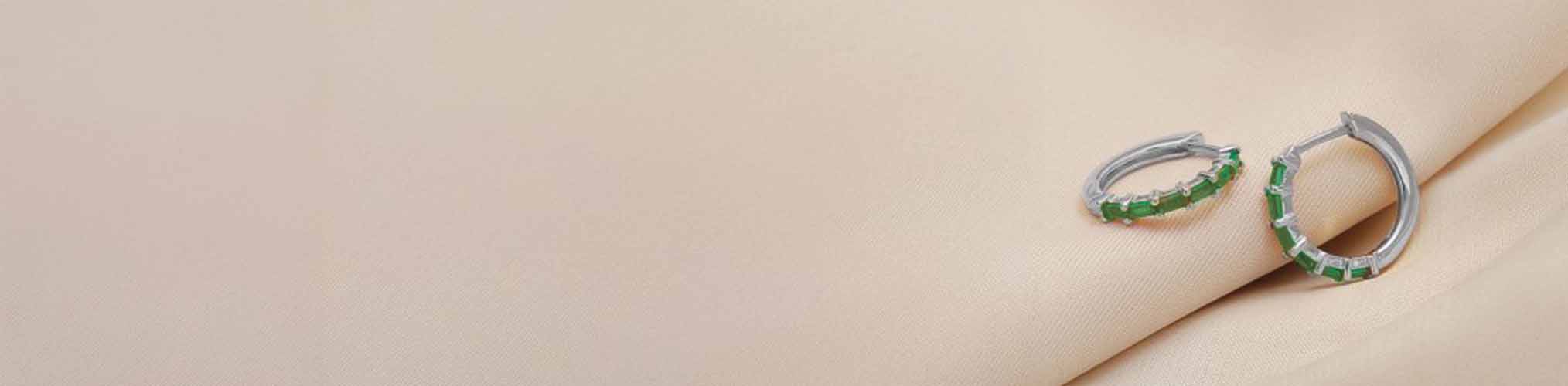 Boucles d'oreilles en Or Blanc - Mayuri Paris