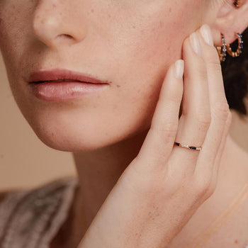 bague moksha saphir look