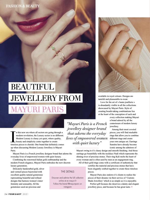 London House Magazines : Mayuri, l'incarnation du luxe discret