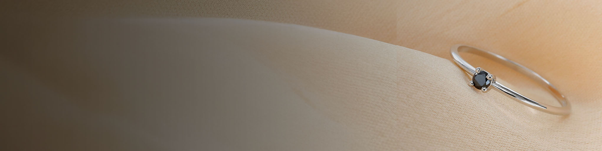 Bagues de Fiançailles Diamant Noir Or Blanc