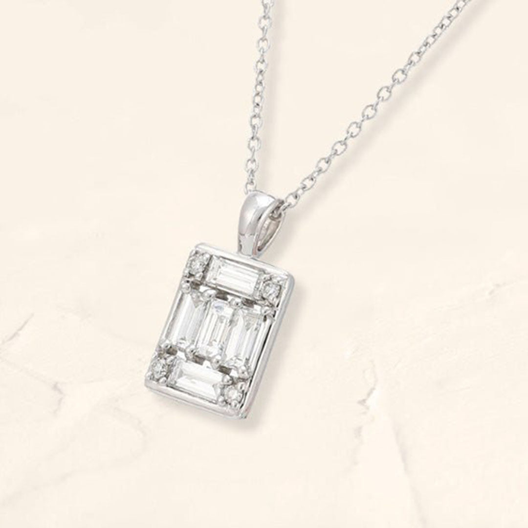 collier diamant original Atma or blanc