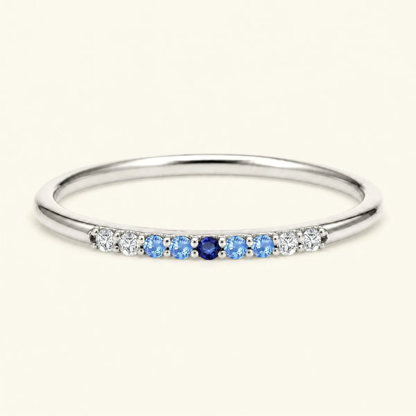 White gold 18K Kiran Horizon ring