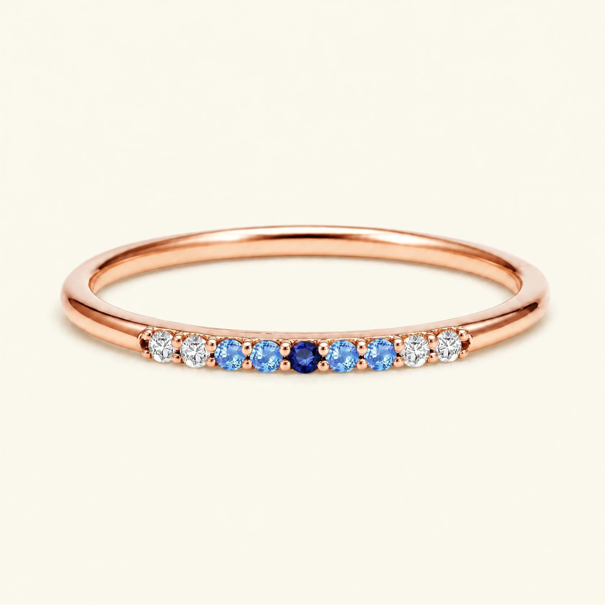 Rose gold 18K Kiran Horizon ring