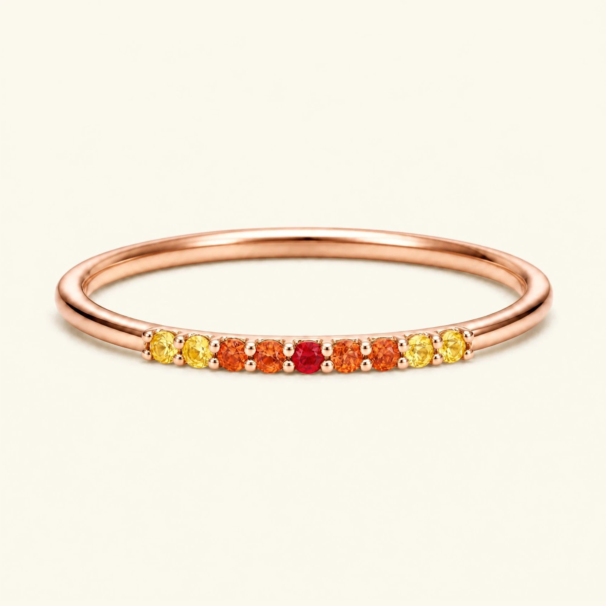 Rose gold 18K Kiran Sunset ring