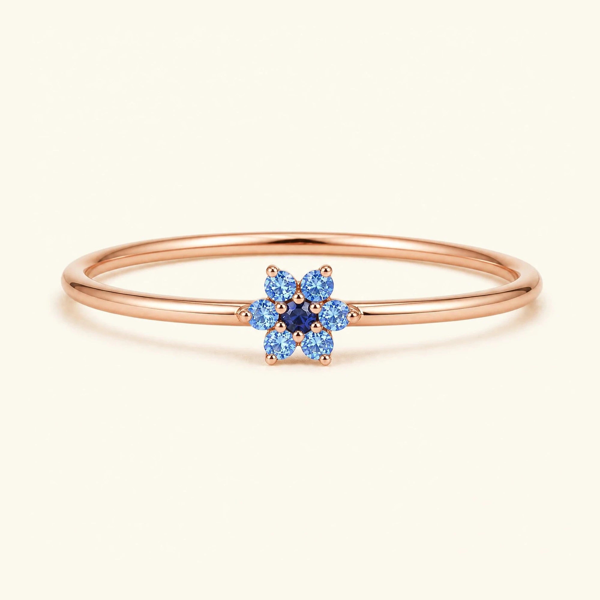 Surya horizon ring 18K rose gold