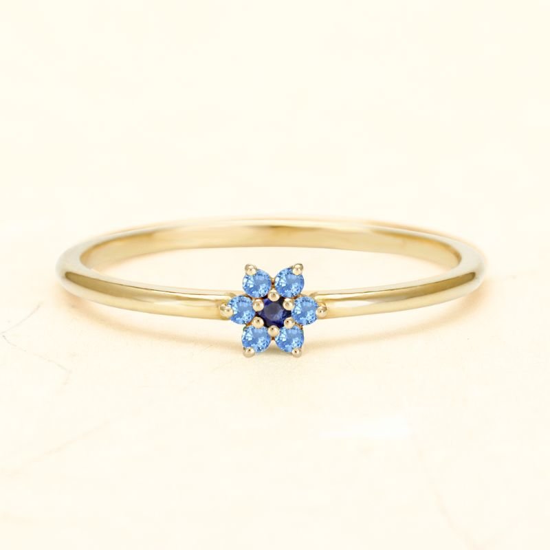 Bague surya horizon or jaune 18 carats