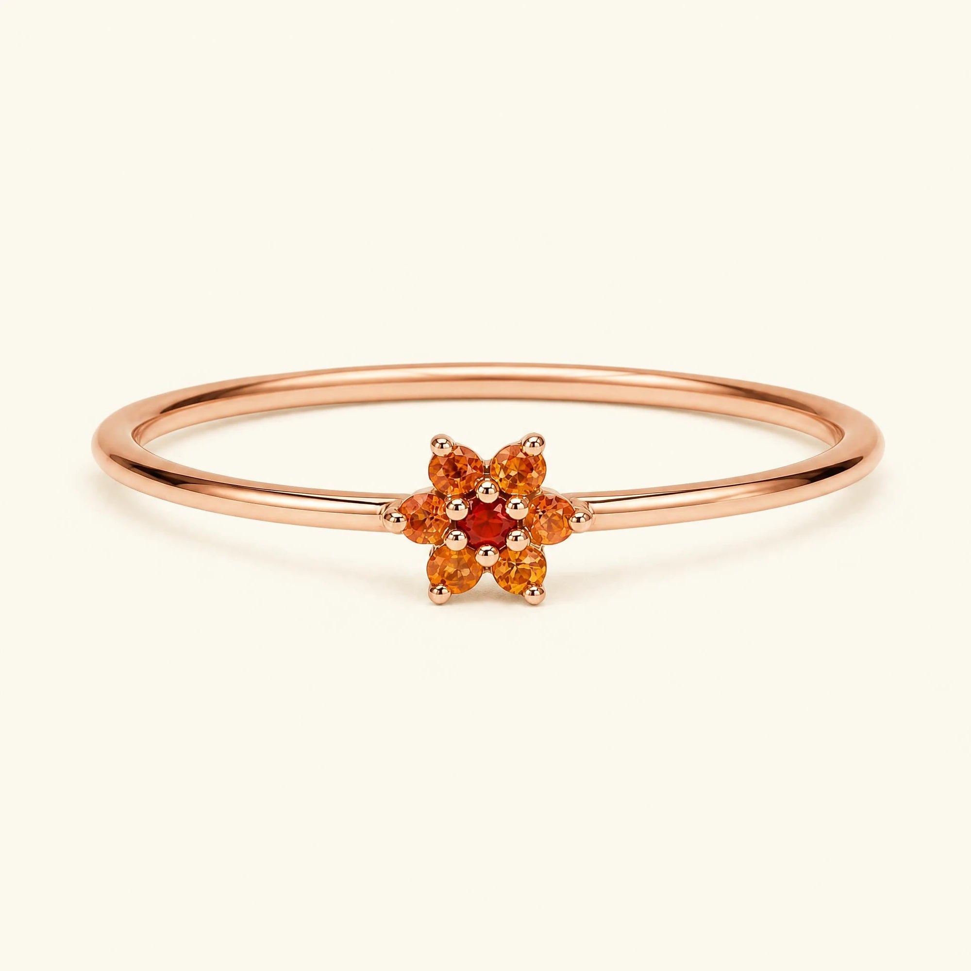 Surya sunset ring 18K rose gold