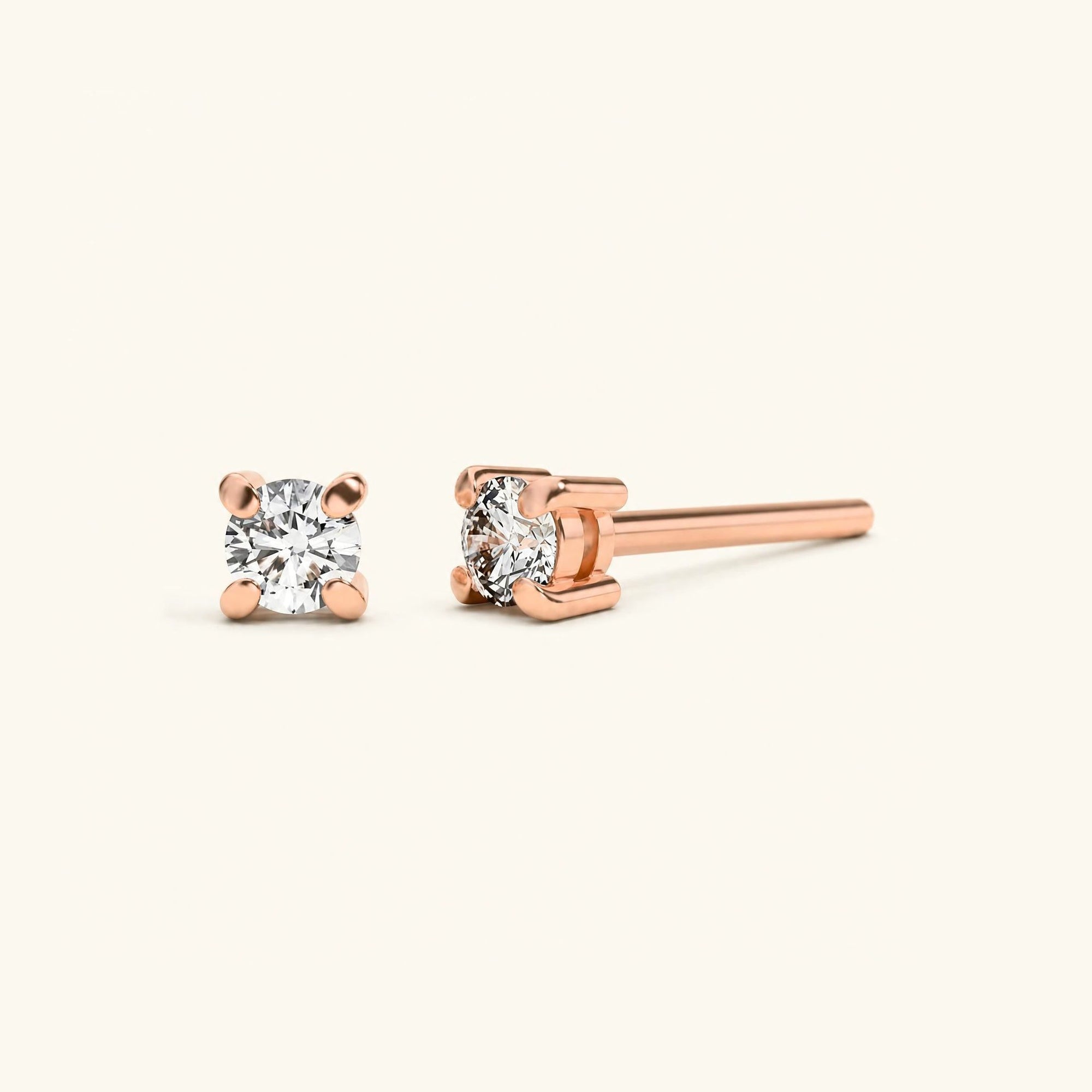 Saral Diamond earrings - rose gold