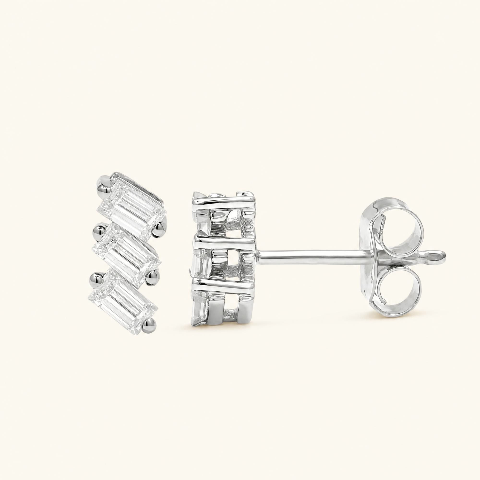 Jivane earrings diamond - white gold