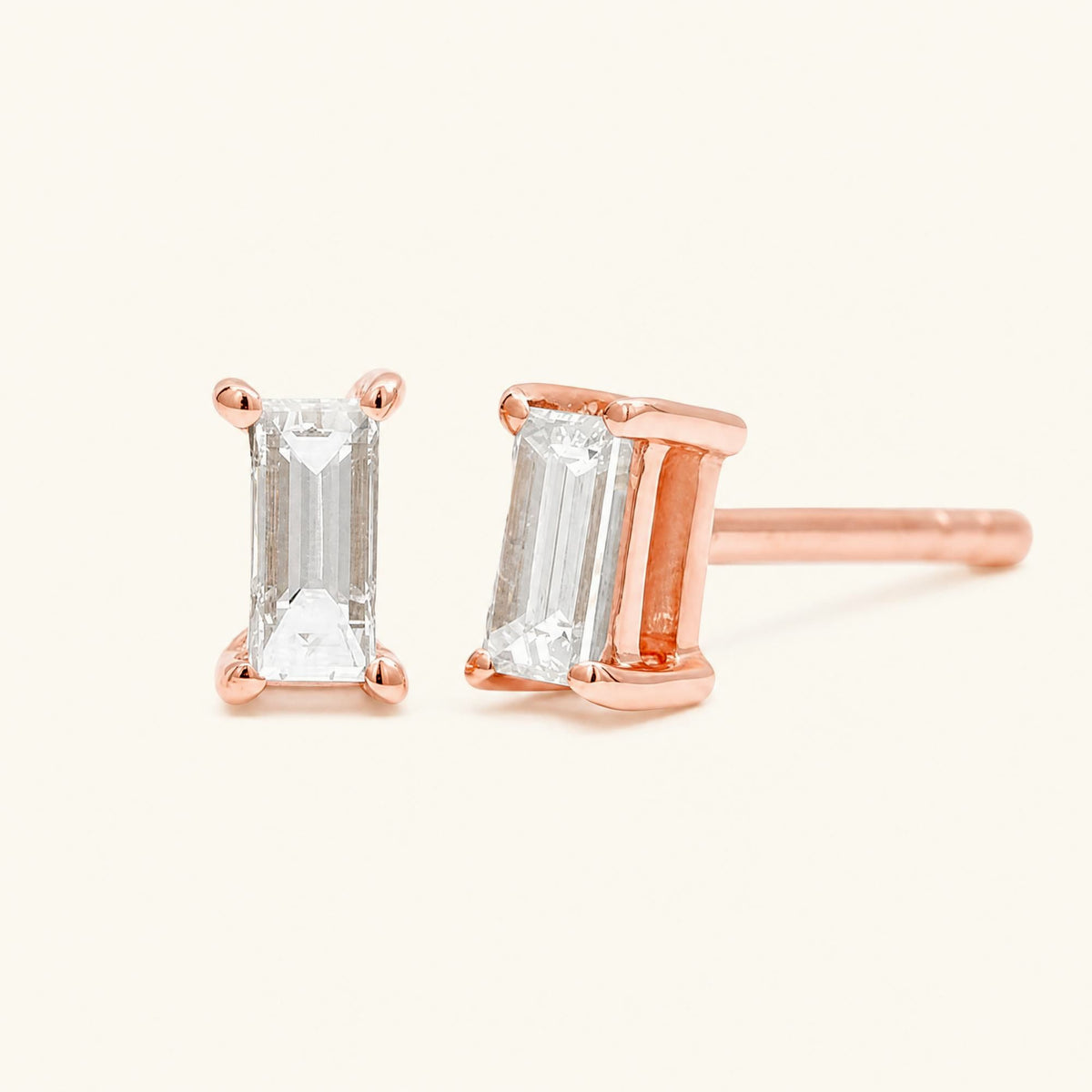 Shanti diamond earrings in rose gold