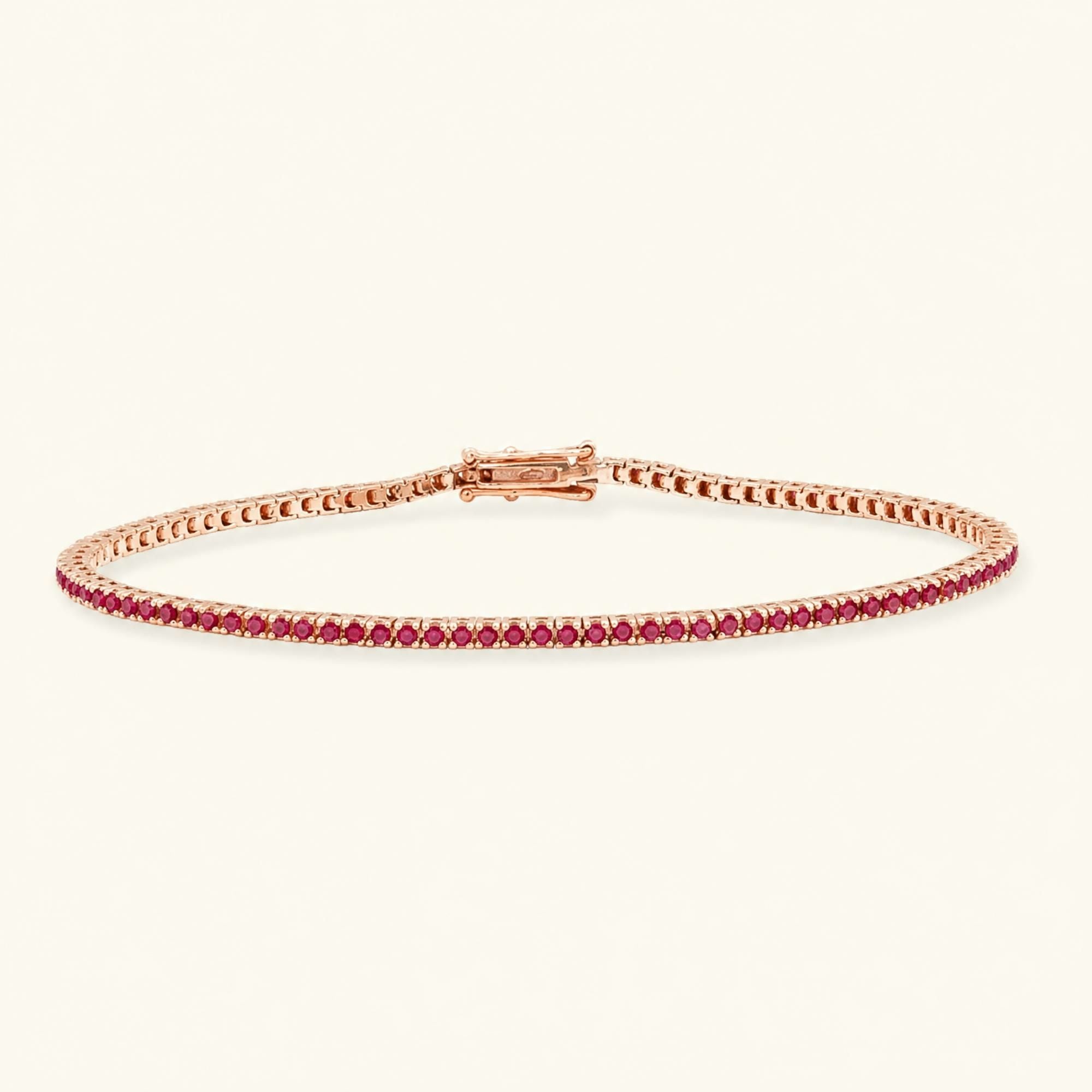 Ganga ruby bracelet rose gold