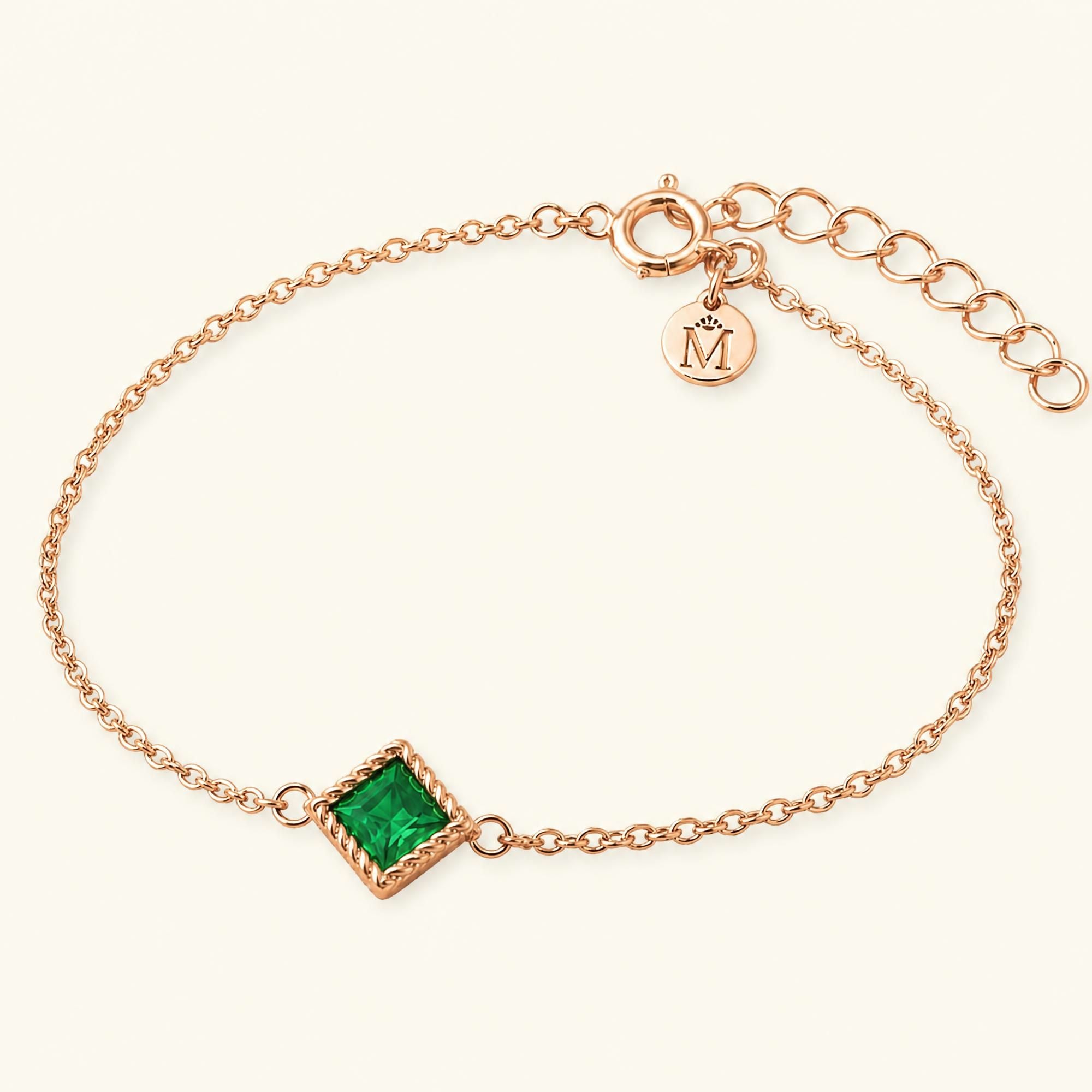 Indrani emerald bracelet in 18K rose gold