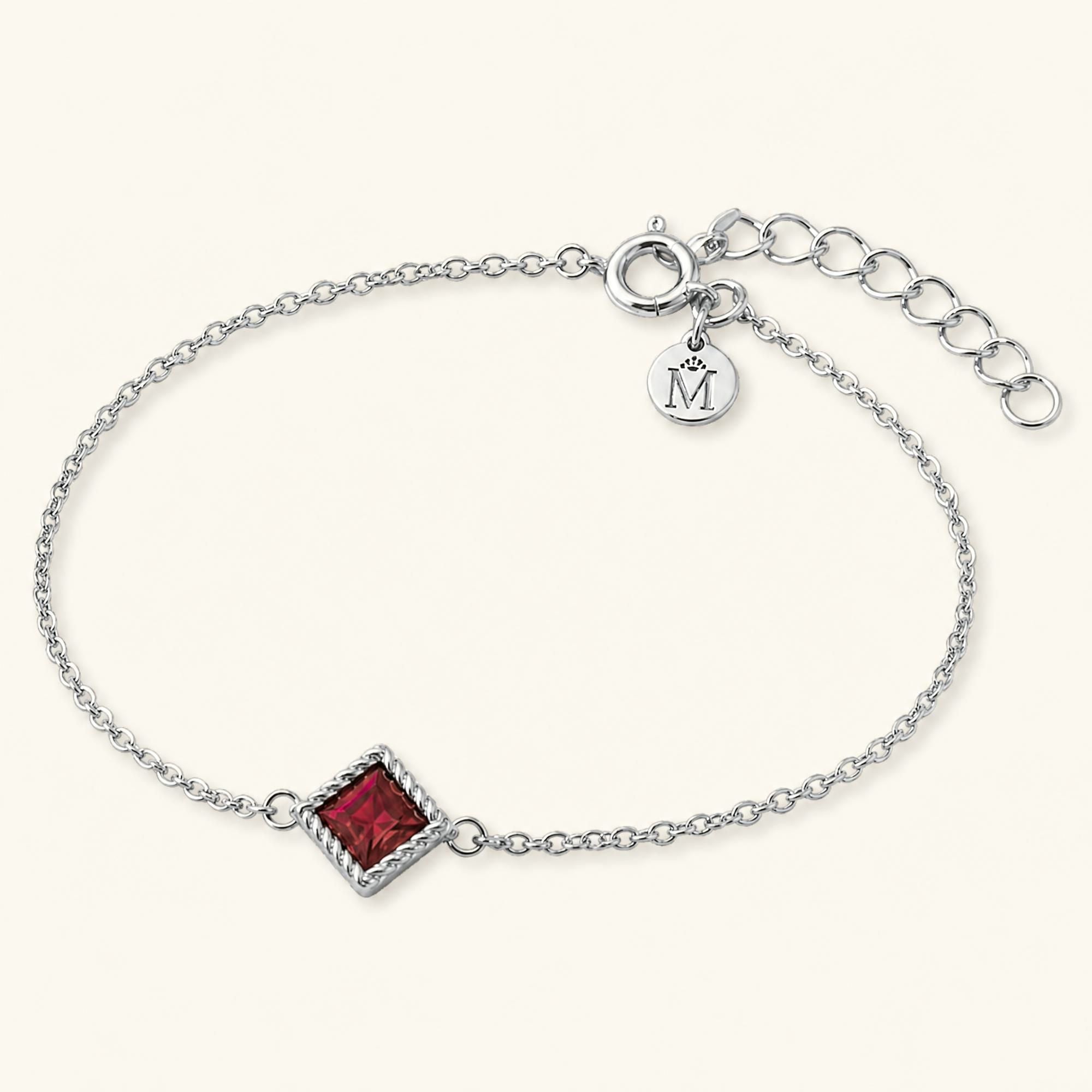 Indrani ruby bracelet in 18K white gold