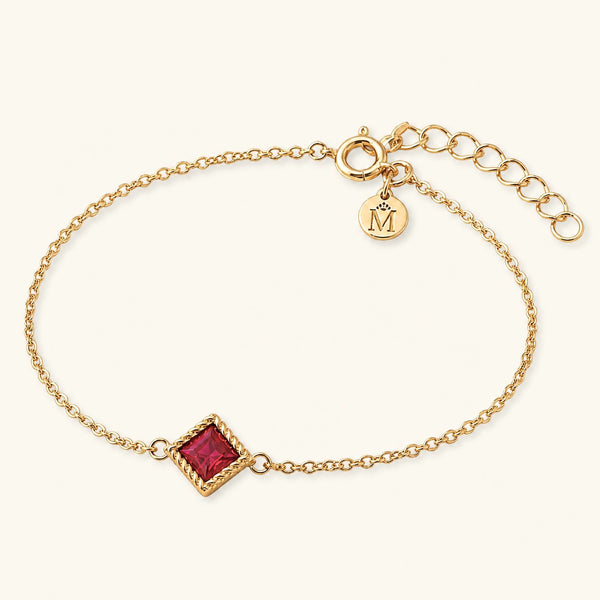 Indrani ruby bracelet in 18K yellow gold