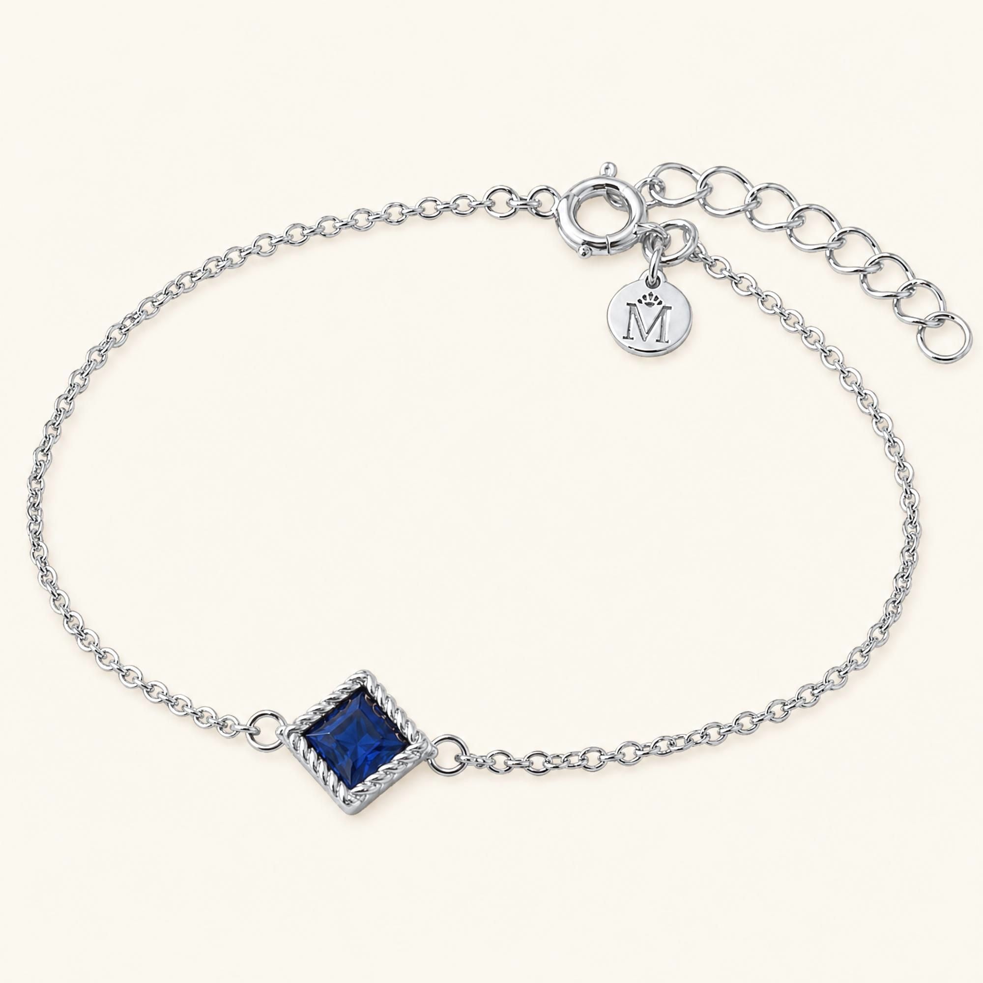 Indrani sapphire bracelet in 18K white gold