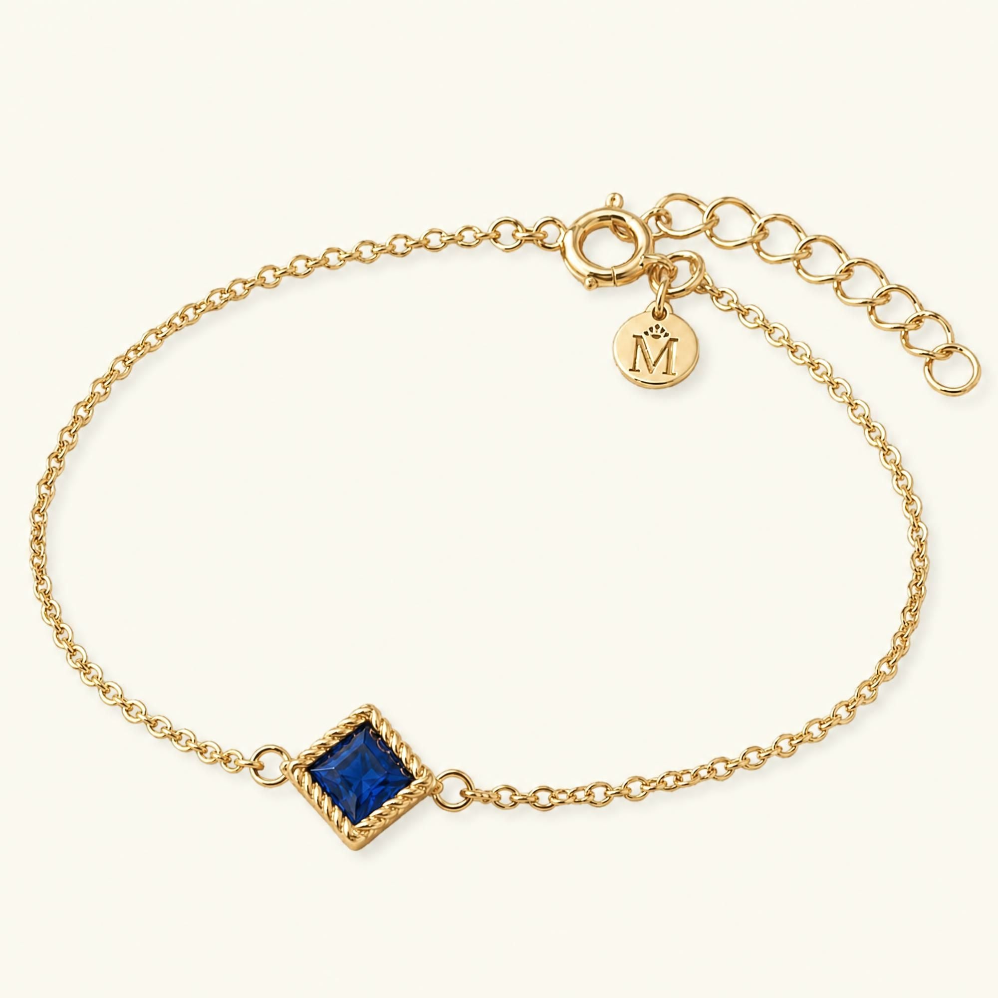 Bracelet Indrani saphir en or jaune 18 carats