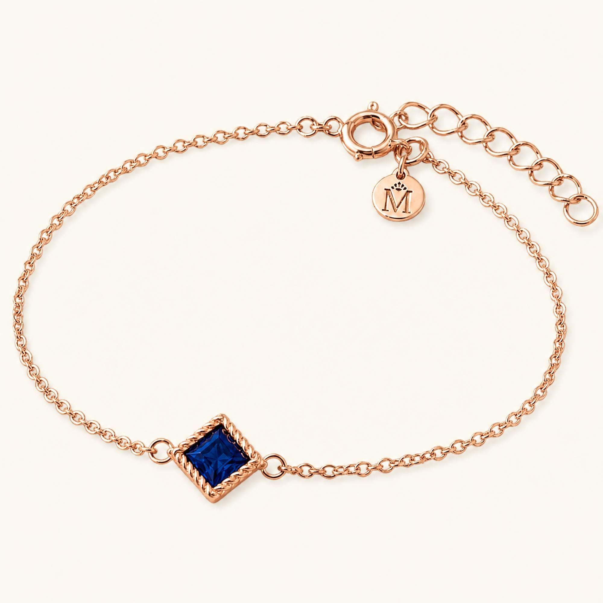 Indrani sapphire bracelet in 18K rose gold