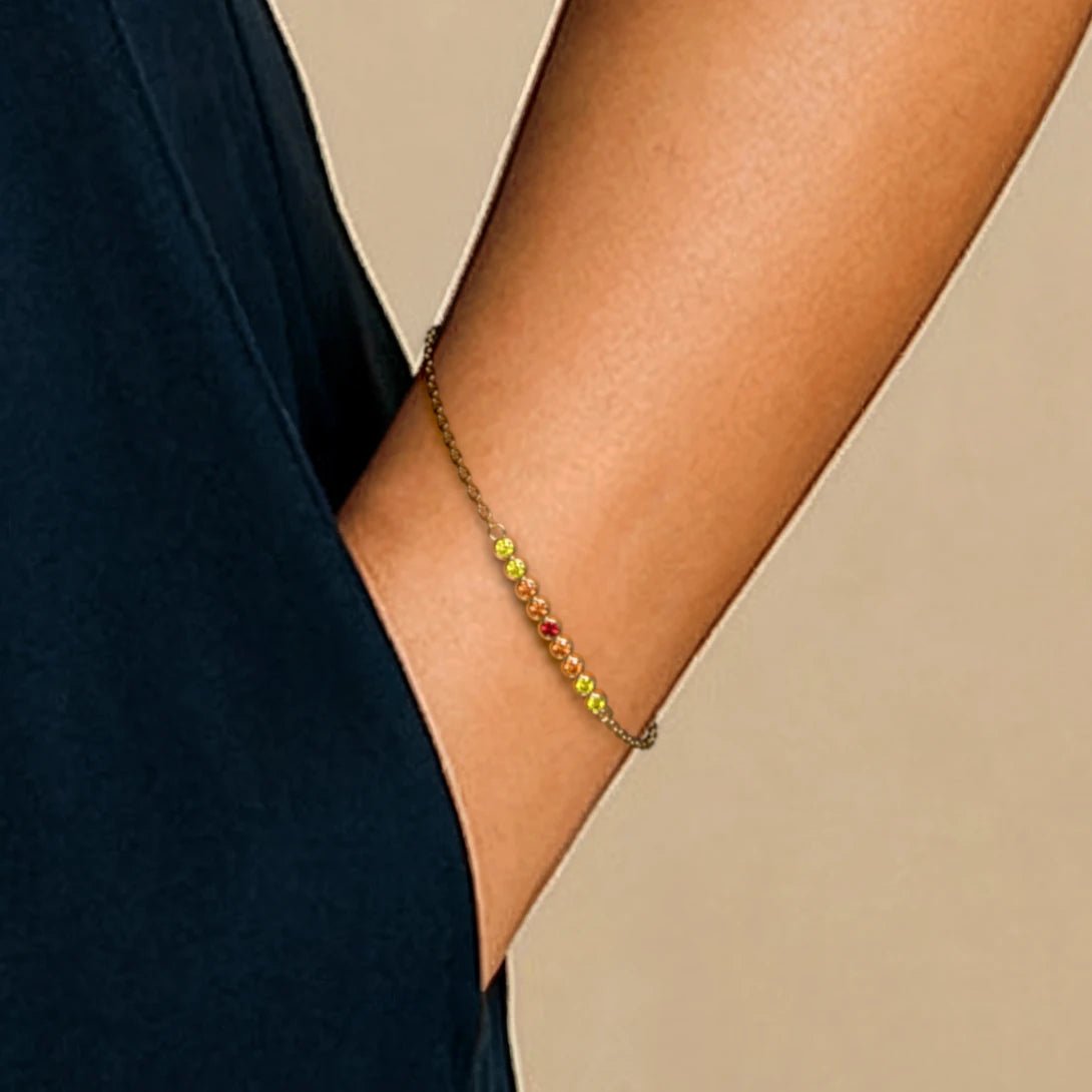 Bracelet Noor Saphir Sunset