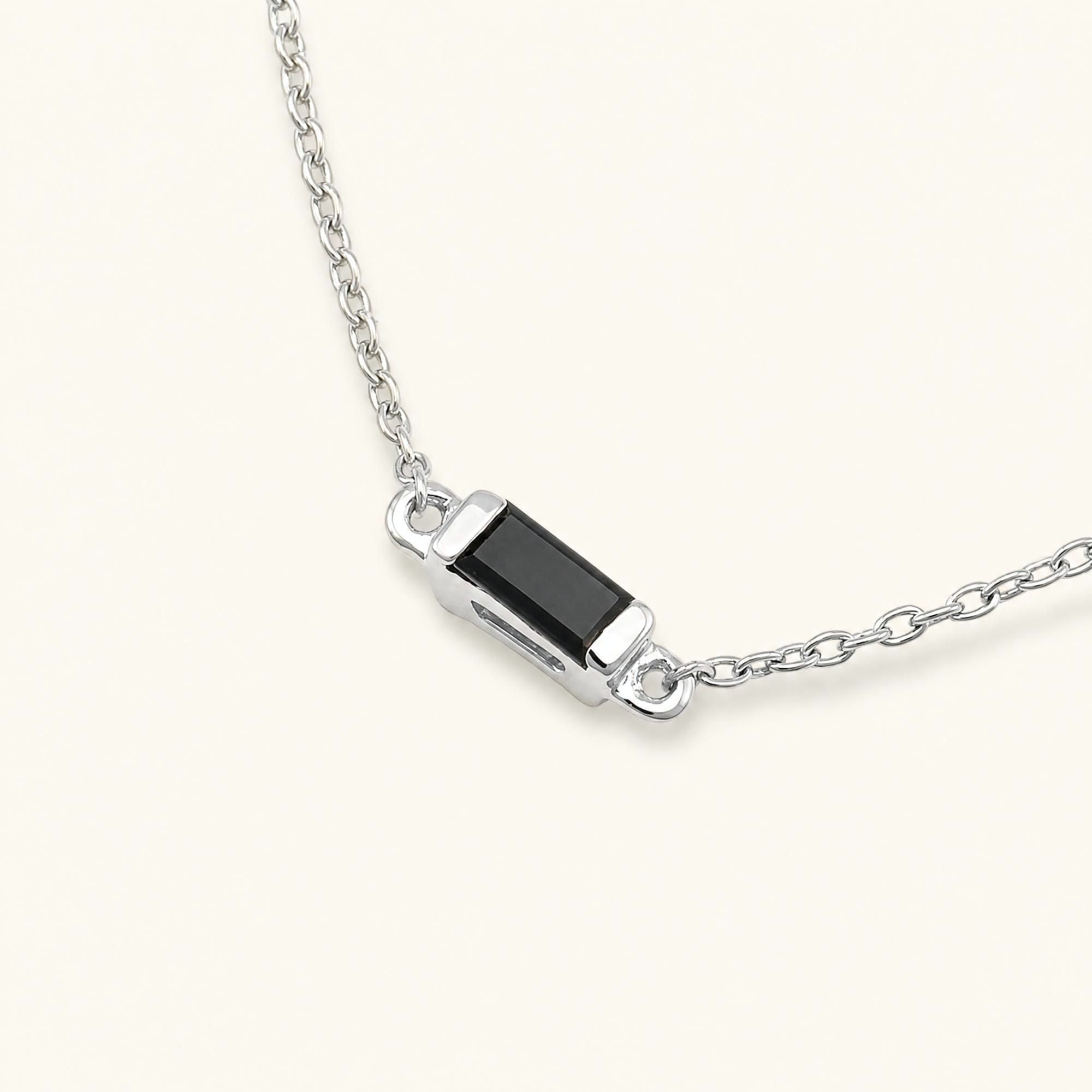 Shanti black diamond bracelet white gold