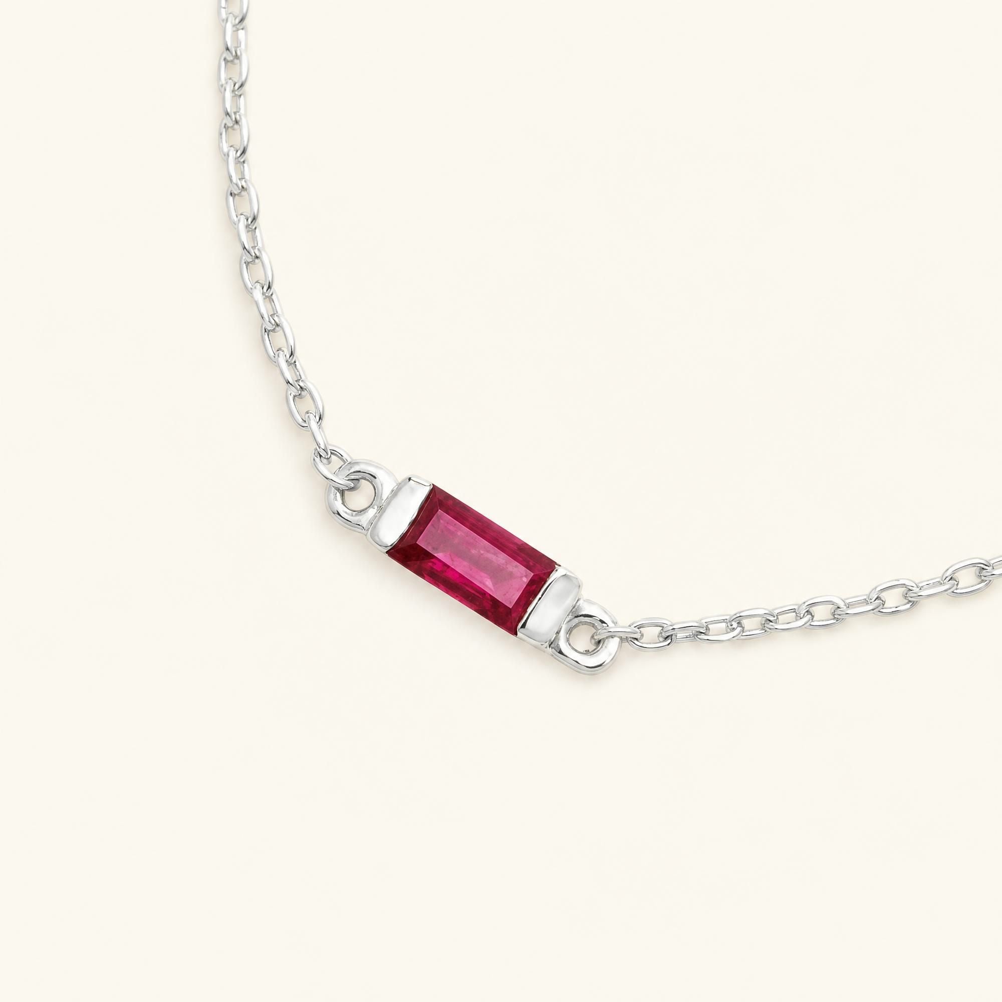 Shanti ruby bracelet white gold women