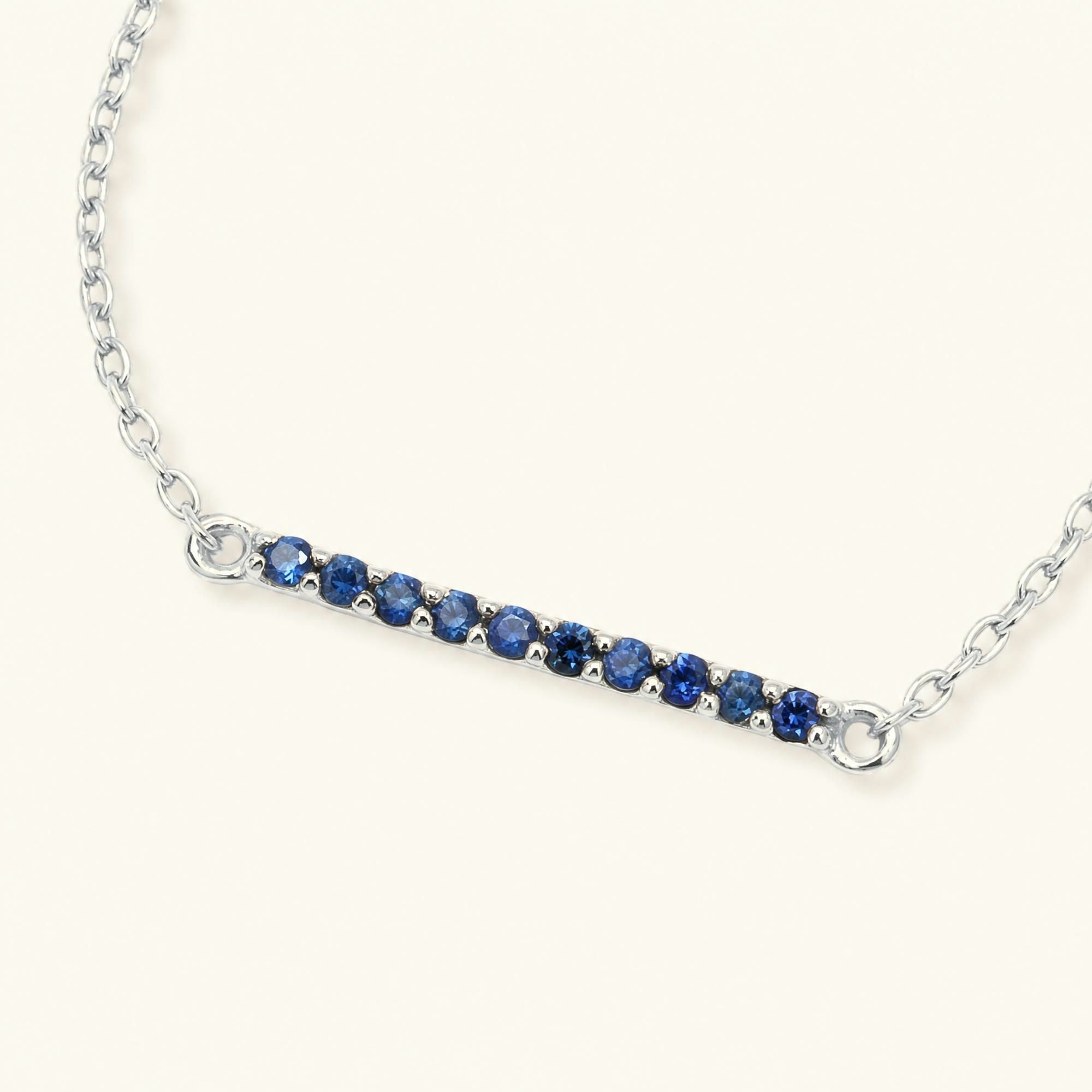 Ujala sapphire bracelet in white gold