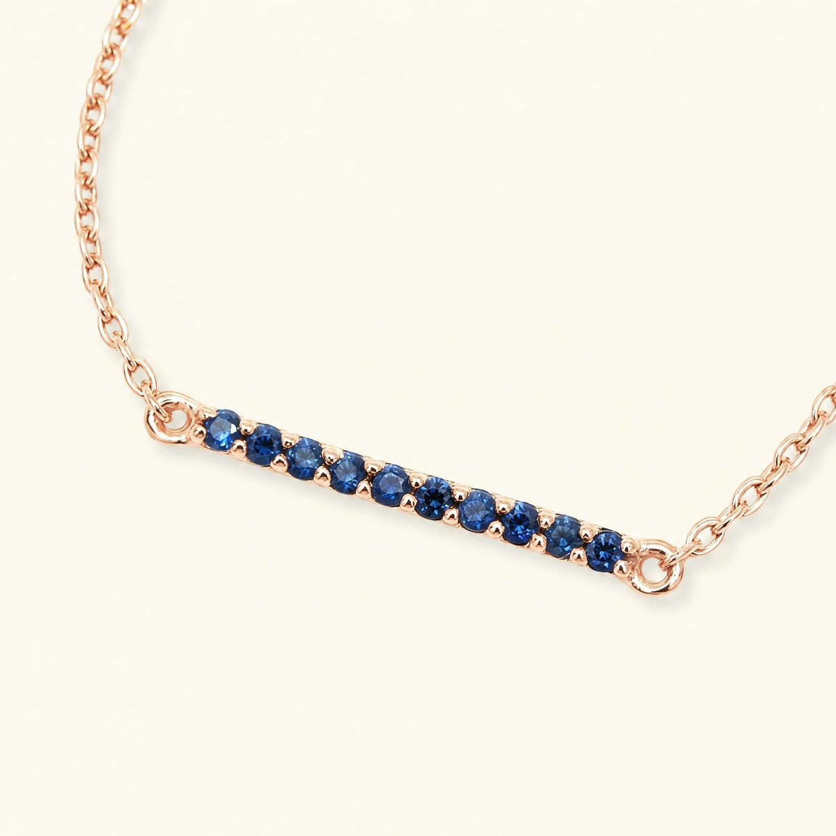 Ujala sapphire bracelet in rose gold