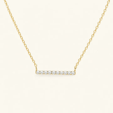 Ujala diamond necklace in yellow gold