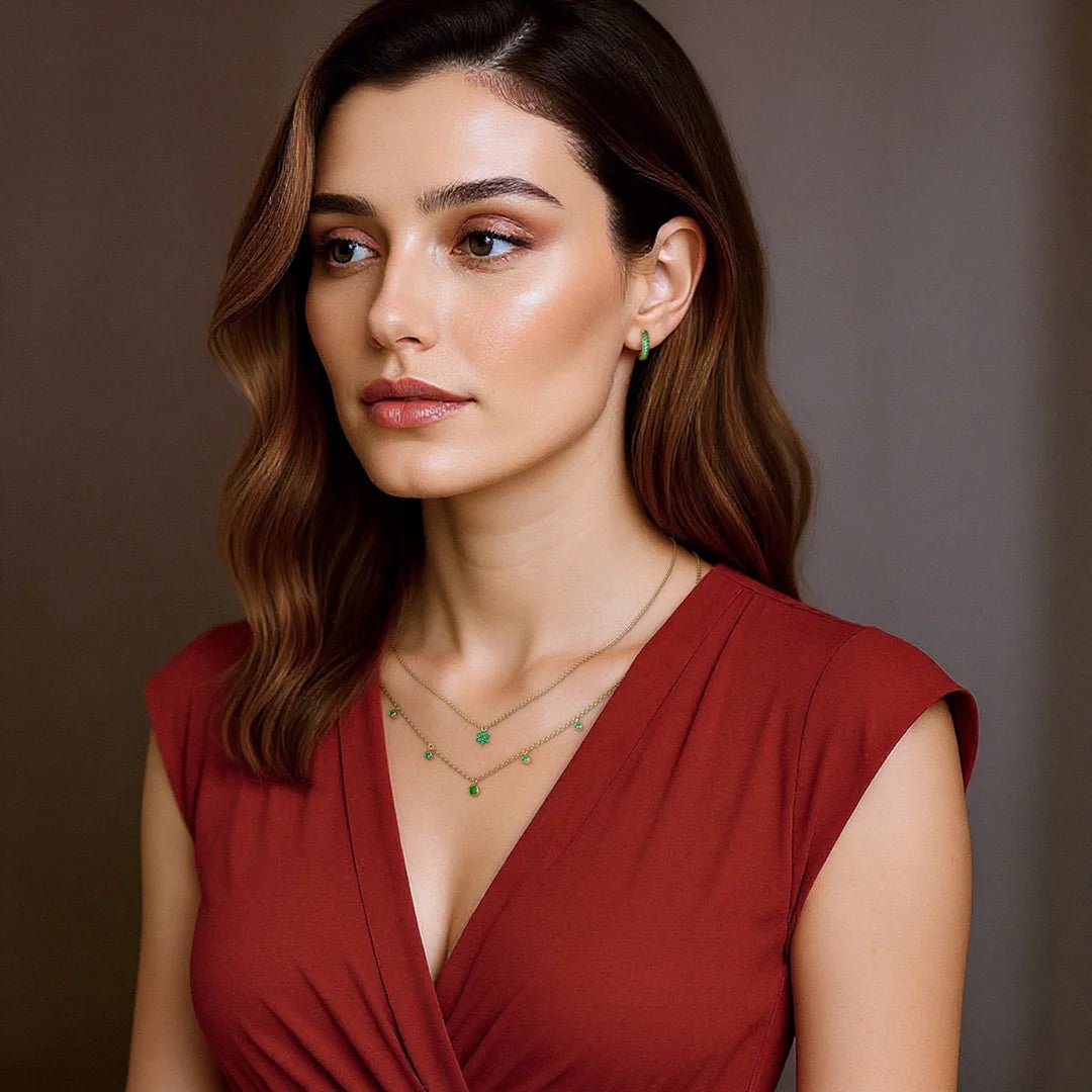 Collier Megha Emeraude Canopée