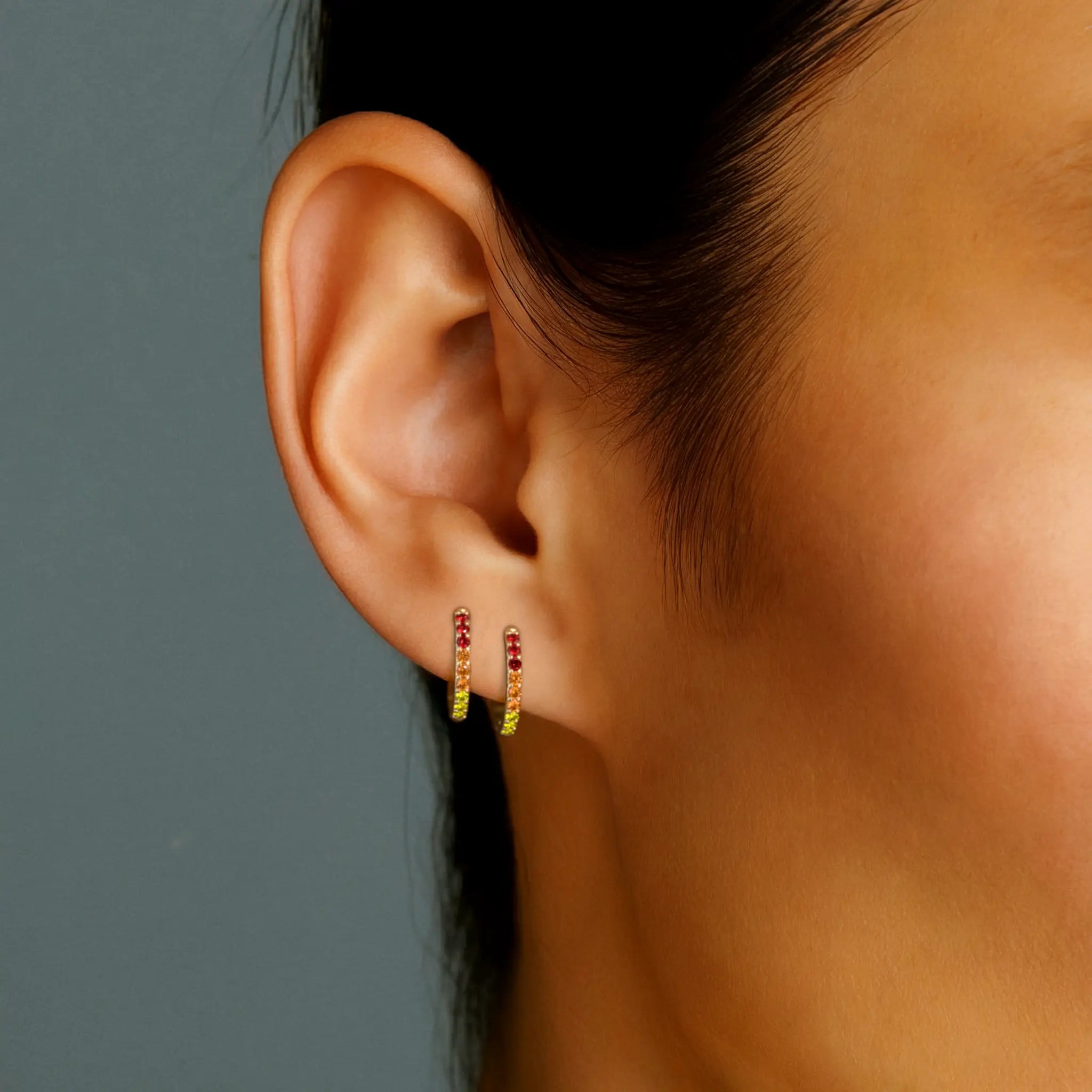 Créoles Jyoti Saphir Sunset