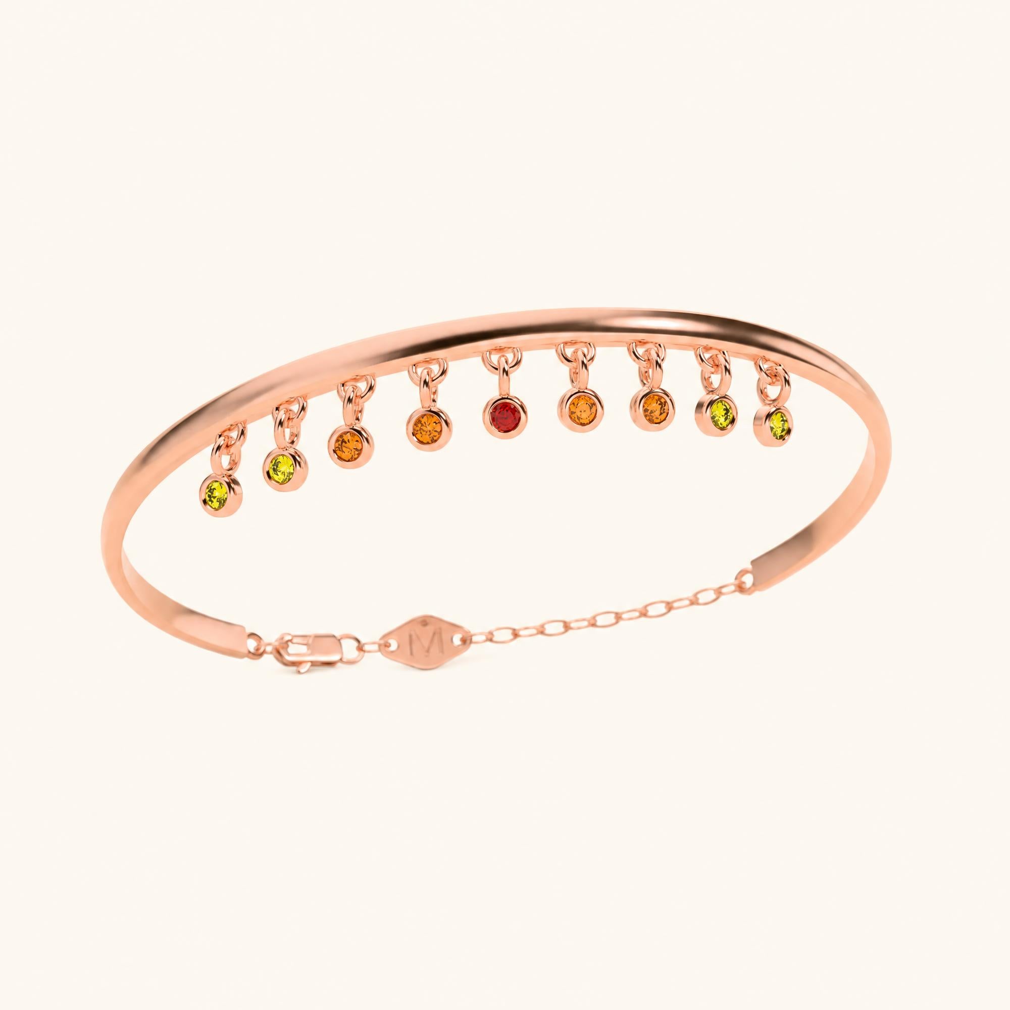 Jonc megha or rose saphir sunset
