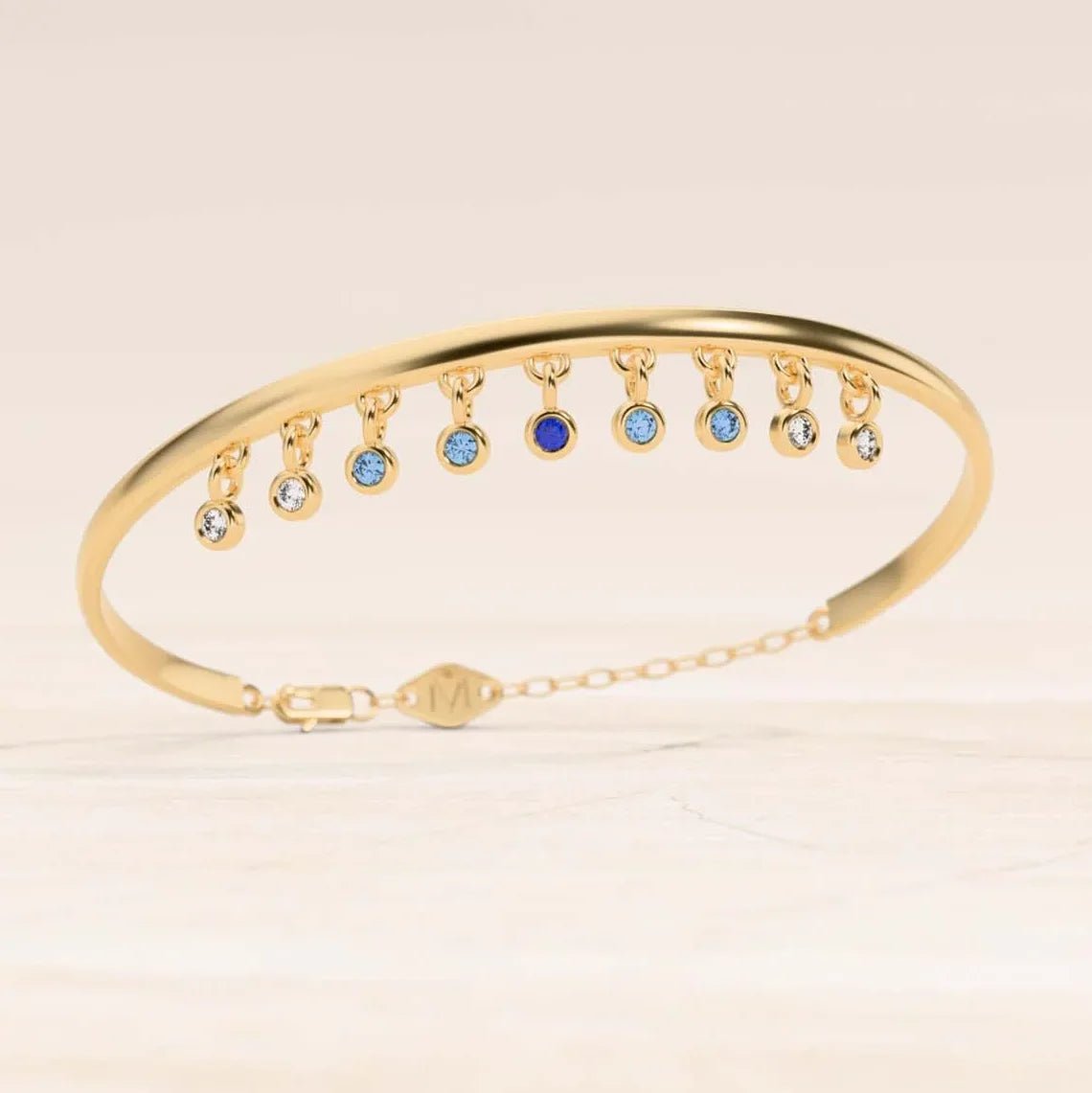 Megha Sapphire Horizon Bangle