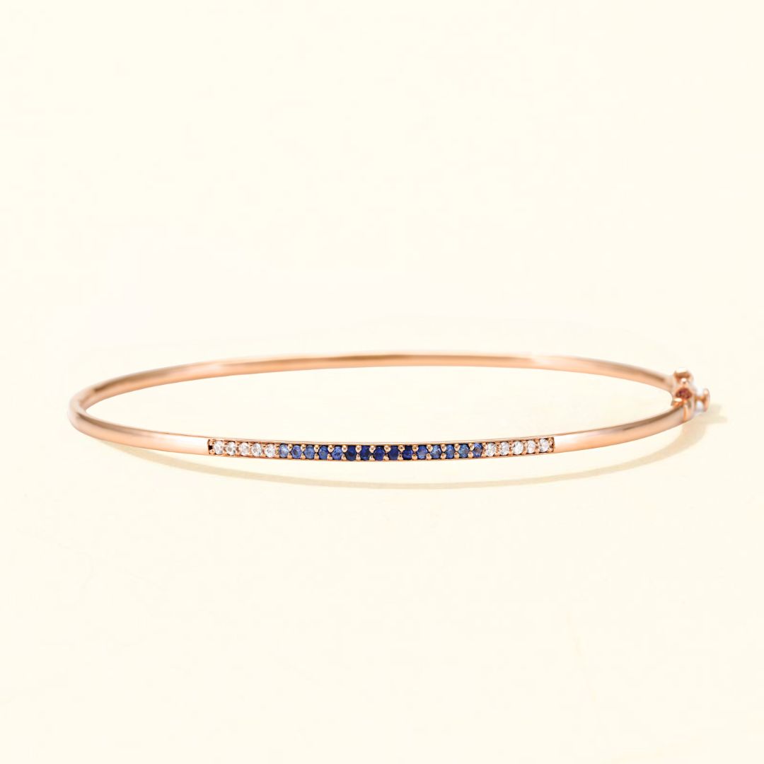 Jonc Tarang or rose 18 carats