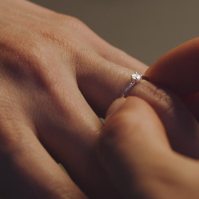 bague diamant solitaire saral